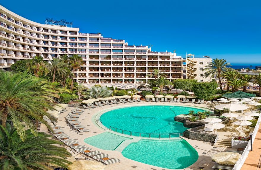 Seaside Sandy Beach In Gran Canaria Playa Del Ingles