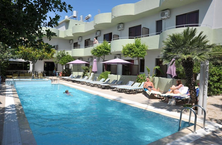 Anseli Hotel In Rhodes Kremasti Holidays From 232 Pp - 